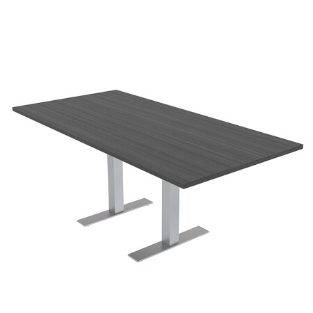 Skutchi Designs 35.5 in W, 71.5 in L, 29 in H, Engineered Wood Top, Grey HAR-REC-36x72-T-ASIANNIGHT